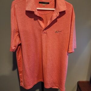 Greg Norman Golf Collection Men's Coral‎ Polo Shirt